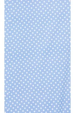 Gabrielle Dress Blue & White Mini Polka Dot -Fashion Clothing Store CLNR WD123 V4