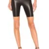 Commando Faux Leather Bike Shorts Black -Fashion Clothing Store CMAN WF1 V1
