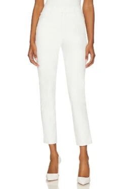 Commando Faux Leather Five Pocket Pant White -Fashion Clothing Store CMAN WP103 V1 1