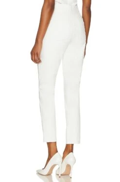 Commando Faux Leather Five Pocket Pant White -Fashion Clothing Store CMAN WP103 V3