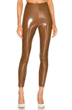 Commando Faux Patent Leather Legging Vintage Blue -Fashion Clothing Store CMAN WP67 V1