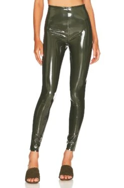Commando Faux Patent Leather Legging Vintage Blue -Fashion Clothing Store CMAN WP89 V1