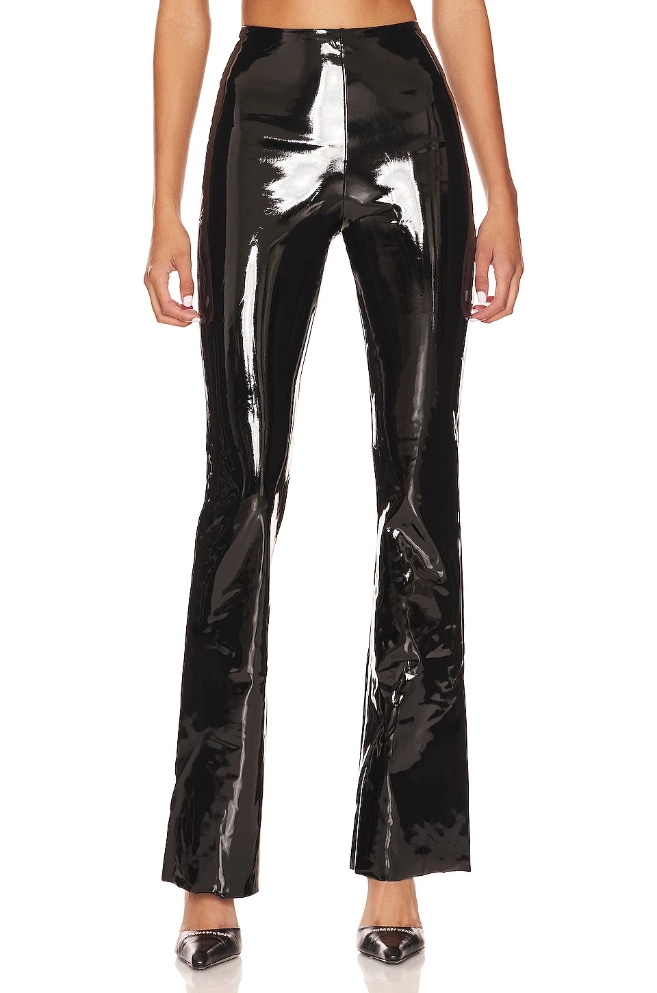 Commando Faux Patent Leather Flare Legging Black 7 Commando Faux Patent Leather Flare Legging Black - Image 5