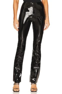 Commando Faux Patent Leather Flare Legging Black 13 Commando Faux Patent Leather Flare Legging Black -Fashion Clothing Store CMAN WP95 V1 1