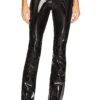 Commando Faux Patent Leather Flare Legging Black 2 Commando Faux Patent Leather Flare Legging Black -Fashion Clothing Store CMAN WP95 V1