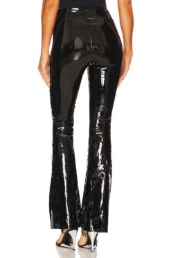 Commando Faux Patent Leather Flare Legging Black 10 Commando Faux Patent Leather Flare Legging Black -Fashion Clothing Store CMAN WP95 V3