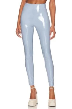 Commando Faux Patent Leather Legging Vintage Blue -Fashion Clothing Store CMAN WP98 V1 1