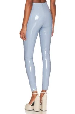Commando Faux Patent Leather Legging Vintage Blue -Fashion Clothing Store CMAN WP98 V3