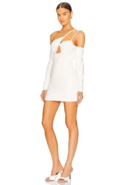 Cut Out Dress White -Fashion Clothing Store COCA WD5 V3