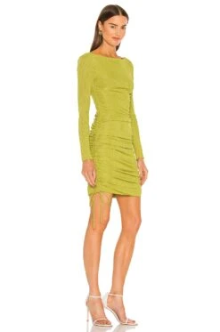 Camila Coelho Tiara Mini Dress Yellow Green 6 Camila Coelho Tiara Mini Dress Yellow Green -Fashion Clothing Store COEL WD153 V2