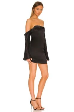 Camila Coelho Charlie Mini Dress Black -Fashion Clothing Store COEL WD208 V2