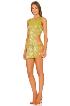 Camila Coelho Alana Mini Dress Limoncello 9 Camila Coelho Alana Mini Dress Limoncello -Fashion Clothing Store COEL WD235 V3