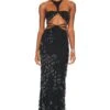 Camila Coelho Niya Gown Black -Fashion Clothing Store COEL WD255 V1
