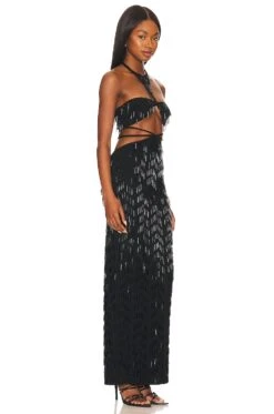 Camila Coelho Niya Gown Black -Fashion Clothing Store COEL WD255 V2