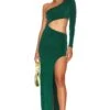 Camila Coelho Clarissa Midi Dress Emerald Green -Fashion Clothing Store COEL WD273 V1