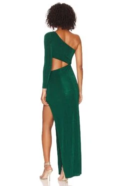 Camila Coelho Clarissa Midi Dress Emerald Green -Fashion Clothing Store COEL WD273 V4