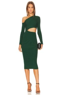Camila Coelho Nahla Knit Dress Sage -Fashion Clothing Store COEL WD305 V1