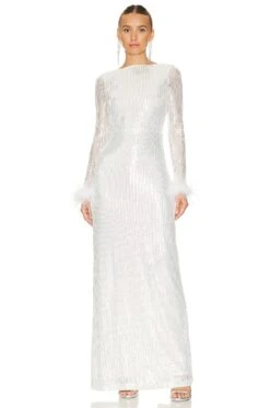 Camila Coelho Evelyn Gown White