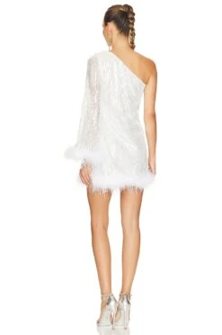 Camila Coelho Megara Mini Dress White -Fashion Clothing Store COEL WD317 V4