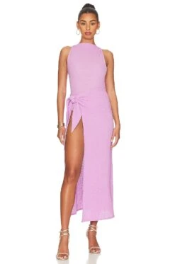 Camila Coelho Poppy Midi Dress Purple