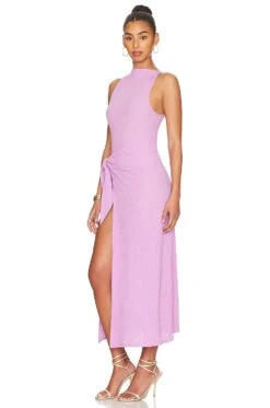 Camila Coelho Poppy Midi Dress Purple -Fashion Clothing Store COEL WD325 V3