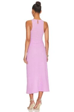 Camila Coelho Poppy Midi Dress Purple -Fashion Clothing Store COEL WD325 V4