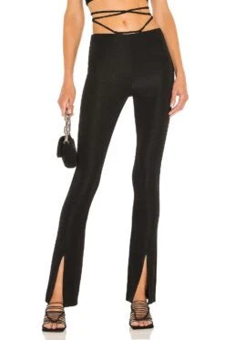 Camila Coelho PANTALONES RAQUELLE Black