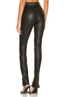 Camila Coelho Ashley Leather Pant Black -Fashion Clothing Store COEL WP62 V3