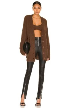 Camila Coelho Ashley Leather Pant Black -Fashion Clothing Store COEL WP62 V4