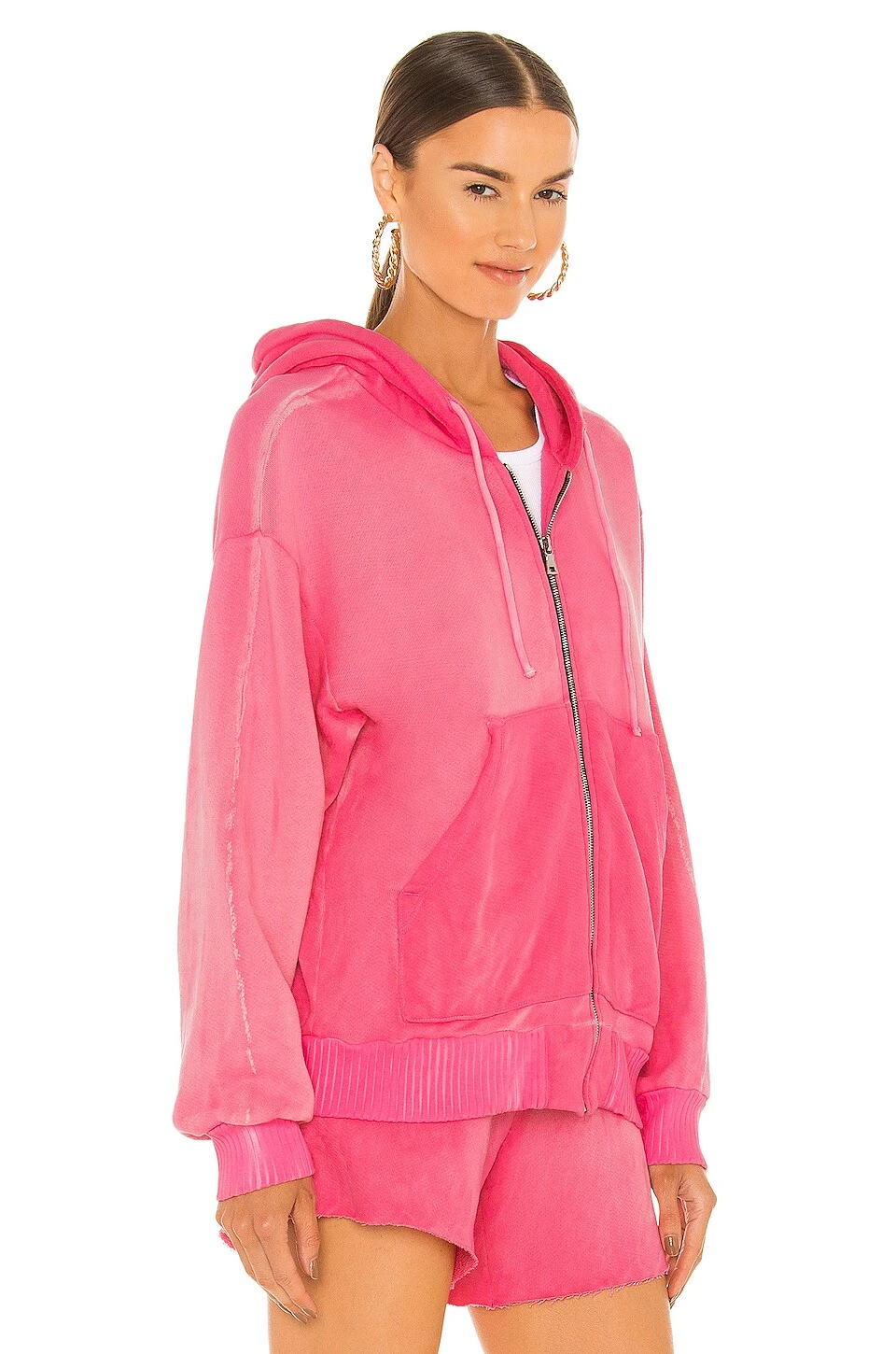 The Brooklyn Oversized Hoodie Hot Pink Mix 4 The Brooklyn Oversized Hoodie Hot Pink Mix - Image 2