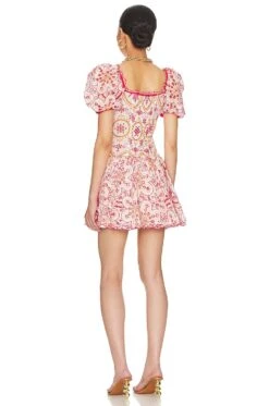 Yara Mini Dress Orange Fruition -Fashion Clothing Store CRIB WD81 V3