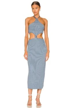 Cult Gaia Cameron Dress Apricot -Fashion Clothing Store CULG WD118 V1