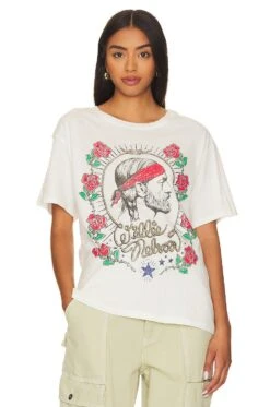 Willie Nelson Red Headed Stranger Vintage White