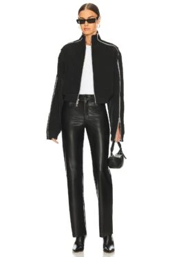 Phoenix Leather Pant Black -Fashion Clothing Store DDWO WP2 V4