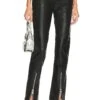 Phoenix Zip Leather Pant Black -Fashion Clothing Store DDWO WP3 V1