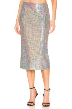 Alexa Skirt Light Silver