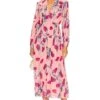 DIANE VON FURSTENBERG Link Dress Poppy Soft Pink -Fashion Clothing Store DVF WD468 V1