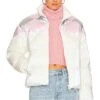 Juno Puffer Jacket Ivory Pastel -Fashion Clothing Store EAVR WO121 V1