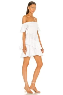 De Novo Dress White 6 De Novo Dress White -Fashion Clothing Store ELLI WD352 V2