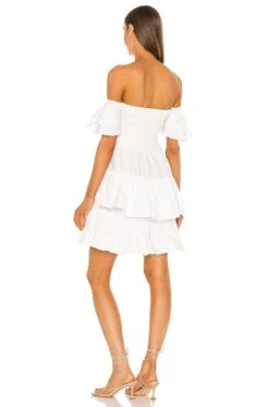 De Novo Dress White 7 De Novo Dress White -Fashion Clothing Store ELLI WD352 V3