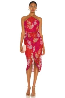 X REVOLVE Times Dress Pink