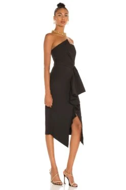 Reception Dress Black -Fashion Clothing Store ELLI WD379 V2