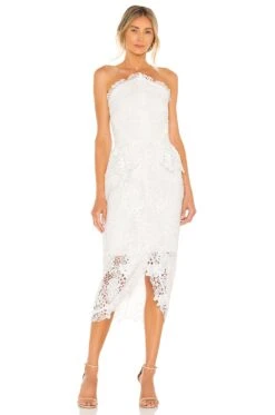 X REVOLVE Lucinda Dress Ivory