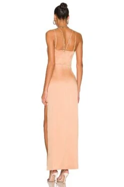 X REVOLVE Priscila Dress Latte -Fashion Clothing Store ELLI WD450 V3