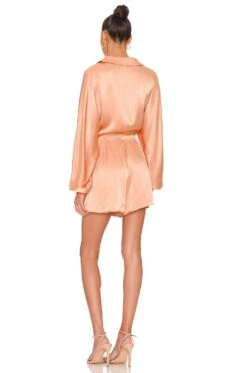 X REVOLVE Emely Playsuit Camel -Fashion Clothing Store ELLI WR25 V3