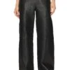 X Rj Highwaisted Leather Pant Black 2 X Rj Highwaisted Leather Pant Black -Fashion Clothing Store ENAR WP11 V1