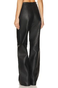 X Rj Highwaisted Leather Pant Black 8 X Rj Highwaisted Leather Pant Black -Fashion Clothing Store ENAR WP11 V3