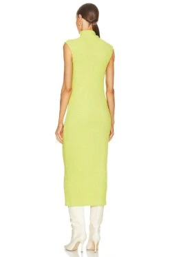 Knit Sleeveless Turtleneck Dress Acid -Fashion Clothing Store ENZA WD443 V3