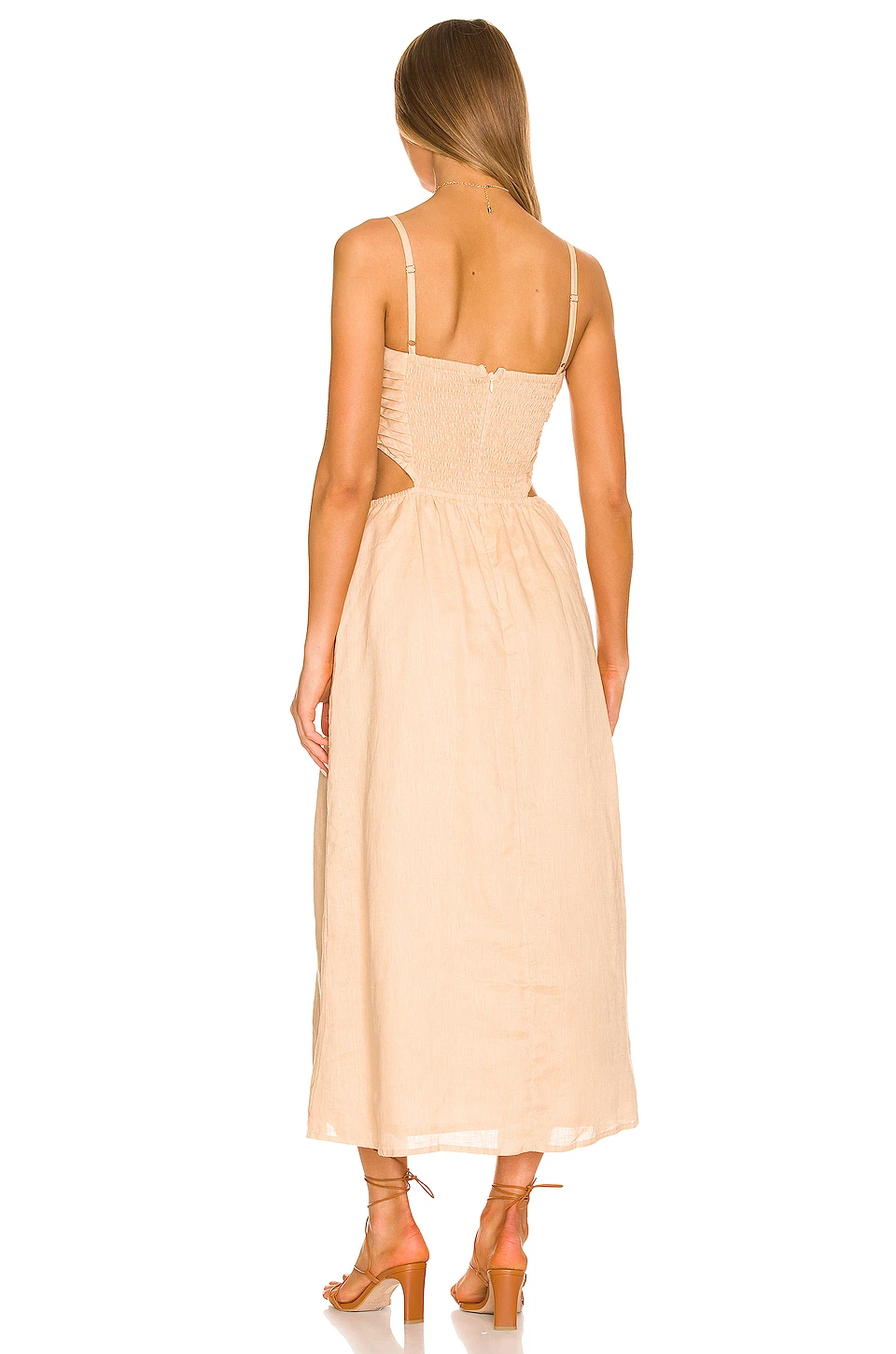 Faithfull The Brand Jamaica Midi Dress Sand 5 Faithfull The Brand Jamaica Midi Dress Sand - Image 3