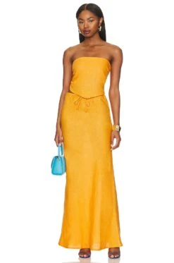 Faithfull The Brand Cataline Skirt Tuscan Sun -Fashion Clothing Store FAIB WQ79 V4